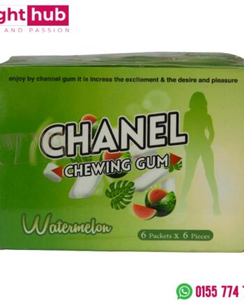 لبان شانيل للسيدات بنكهة البطيخ 36 قطعة chanel chewing gum watermelon