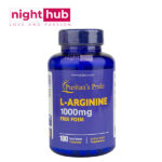 كبسولات الارجنين لدعم الصحة الجنسية للرجال والنساء Puritan’s Pride L-Arginine Capsules 100 كبسولة 1000 مجم