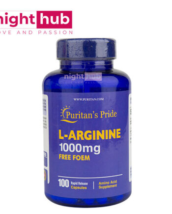 كبسولات الارجنين لدعم الصحة الجنسية للرجال والنساء Puritan’s Pride L-Arginine Capsules 100 كبسولة 1000 مجم