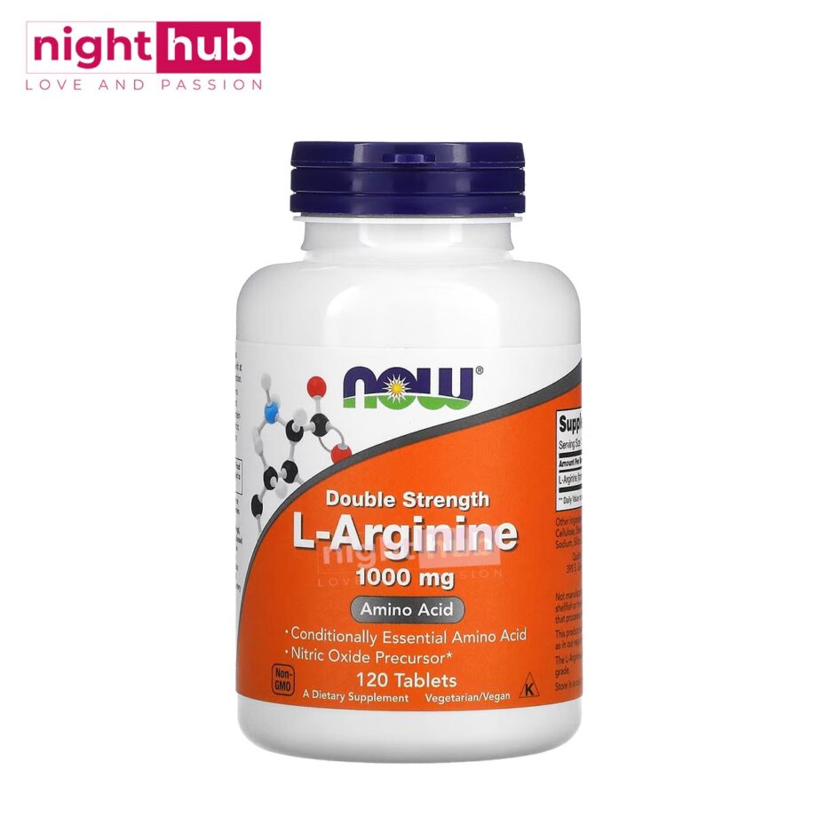 ارجنين اقراص لتحسين الصحة الجنسية L – Arginine NOW Foods 120 قرص