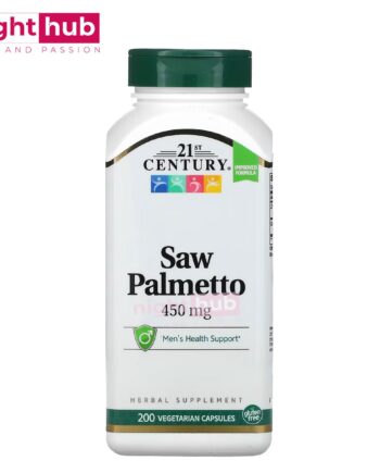 saw palmetto دواء لدعم صحة الرجال 21st Century 450 ملجم 200 كبسولة