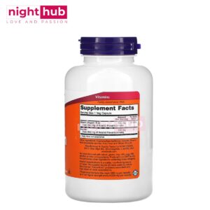 مكونات حبوب النياسين فلاش 500 Now Foods Niacin mg free flush 180 كبسولة