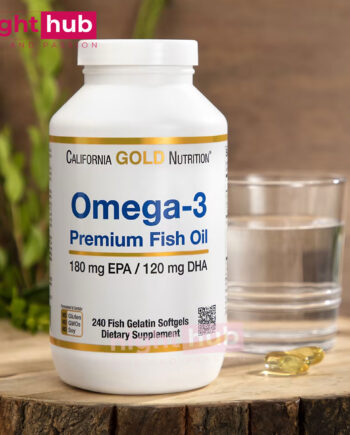 كبسولات اوميجا3 لتحسين صحة الجسم للرجال والنساء Omega 3 Premium Fish Oil California Gold Nutrition 240 كبسولة