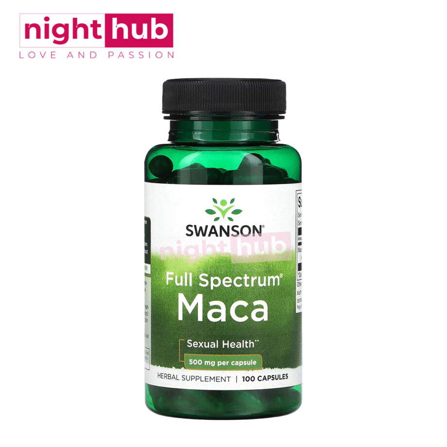 مكمل الماكا 500 لتعزيز الصحة الجنسية سوانسون Swanson Maca 60 كبسولة