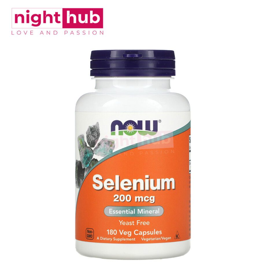 سيلينيوم أقراص لدعم صحة الجسم NOW Foods, Selenium 200 ميكروجرام 180 كبسولة