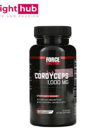 كبسولات كورديسيبس لتحسين صحة الجسم Force Factor, Cordyceps 500 ملجم 60 كبسولة