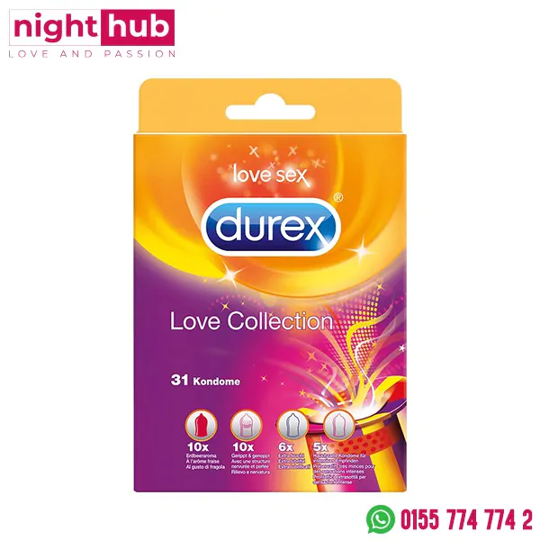 مجموعة ديوركس واقي ذكري 31 كوندوم Durex Condoms Love Collection