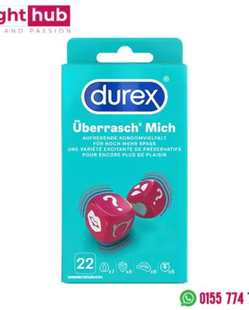 واقي ذكري ديوركس سربرايز مي 22 قطعة Durex Surprise Me Condom Mix