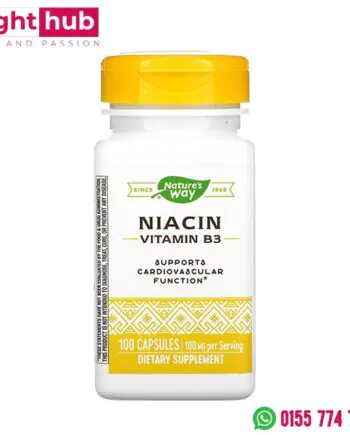 النياسين فيتامين ب3 100 كبسولة - Nature's Way Niacin 100 mg
