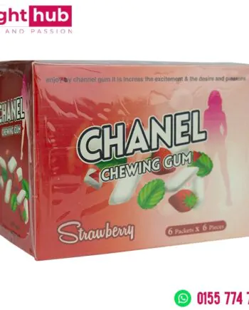 لبان شانيل للسيدات بنكهة الفراولة chanel chewing gum 36 قطعة