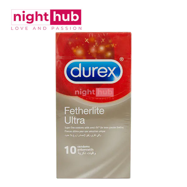 كاندوم durex لزيادة الإثارة الجنسية durex fetherlite ultra 10 قطع