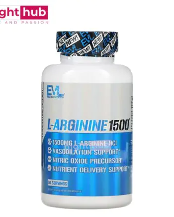 الارجنين كبسولات لتحسين الصحة العامة L - Arginine 1500 EVLution Nutrition 100 كبسولة