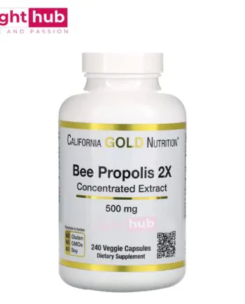 حبوب بي برووبوليس مستخلص صمغ النحل للحماية من الفيروسات California Gold Nutrition 500 ملجم 240 كبسولة