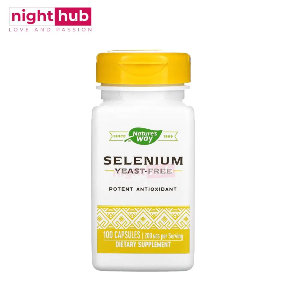 حبوب السيلينيوم لتحسين الصحة العامة Nature’s Way selenium 200 مكجم