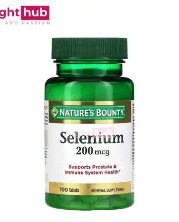 كبسولات السيلينيوم لتحسين الصحة العامة Nature’s Bounty, Selenium 200 مكجم 100 قرص