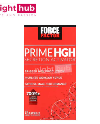 حبوب هرمون النمو Prime HGH Secretion Activator لتحفيز إنتاج هرمون النمو البشري فورس فاكتور 75 كبسولة