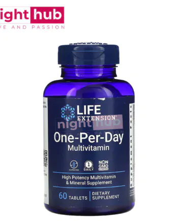 حبوب ملتي فيتامين لمرة واحدة يوميًا لايف اكستنشن Life Extension, One-Per-Day Multivitamin 60 قرص