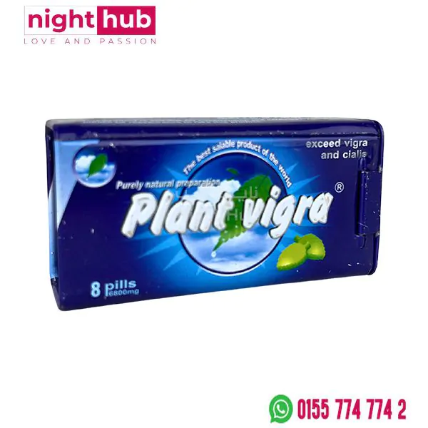 فياجرا ورقة الشجر 8 أقراص لتقوية الانتصاب وتأخير القذف Plant vigra علبة صفيح
